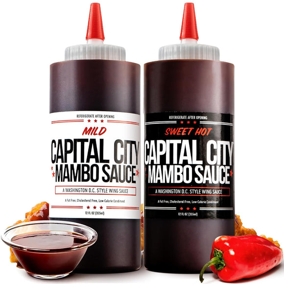 Capital City Mambo Sauce Sweet Hot & Mild Variety Pack
